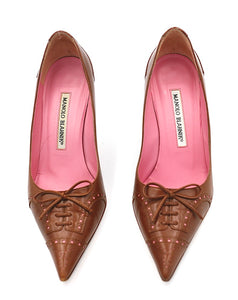 Manolo Blahnik pink heels