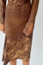 Load image into Gallery viewer, Roberto Cavalli long sleeve dress
