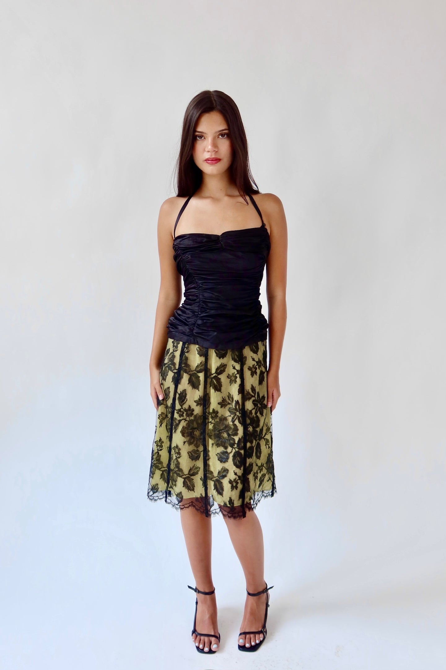 Louis Vuitton lace skirt