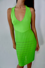 Load image into Gallery viewer, Versace Spring 2003 green dress
