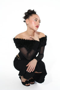 Paola Frani mesh top